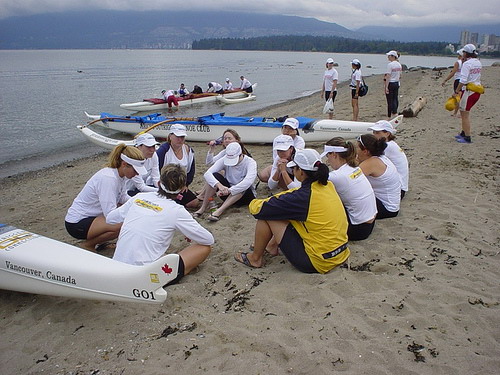 Canadians 2007 - Jericho Women's Crews - PreRace