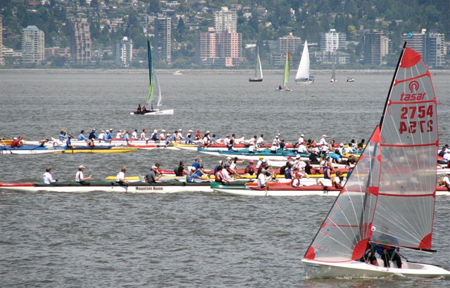 Start Line for the 2008 Men's race